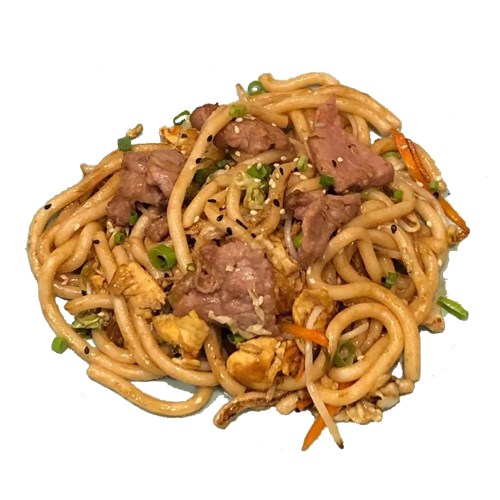 Udon ternera a la plancha