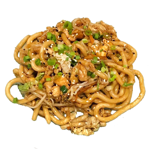 Udon de pollo a la plancha