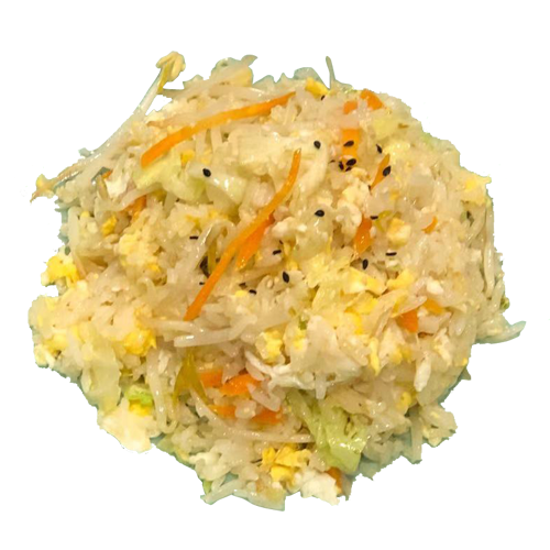 Arroz frito con verduras